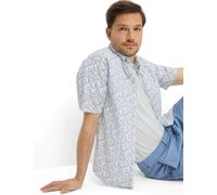 Kurzarmhemd BRAX "Style DAN", Herren, Gr. XXL, Normalgrößen, blau, Web, 100% Baumwolle, Hemden (68997010-XXL) blau