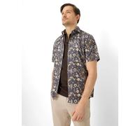 Kurzarmhemd BRAX "Style HARDY", Herren, Gr. L, Normalgrößen, beige, Web, 100% Baumwolle, Hemden (93309939-L) beige