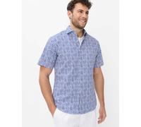 Brax Modern Fit Hemd Kurzarm blau