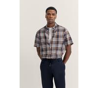 Kurzarmhemd BUGATTI, Herren, Gr. XXL, Normalgrößen, beige (60, taupe), 100% Baumwolle, kariert, normal, Hemden, mit Karo-Muster (75515324-XXL) 60, taupe