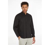 Kurzarmhemd CALVIN KLEIN "POPLIN MODERN S/S POCKETS SHIRT", Herren, Gr. XXL, N-Gr, schwarz (ck schwarz), Web, Obermaterial: 97% Baumwolle, 3% Elasthan, unifarben, Basic, Hemden Kurzarmhemd (91561538-X