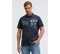 Kurzarmhemd CAMP DAVID, Herren, Gr. L, Normalgrößen, blau, Web, Material: 100% Baumwolle, regular fit normal, Umschlagsaum, Hemden, mit Kentkragen (99326667-L) blau