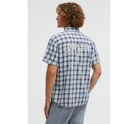 Kurzarmhemd CAMP DAVID, Herren, Gr. XL, Normalgrößen, blau, Web, Material: 100% Baumwolle, bedruckt, bestickt, kariert, regular fit normal, Bündchen, Hemden, aus Baumwolle (64311507-XL) blau