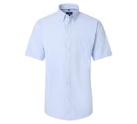 Kurzarmhemd CASAMODA "CASAMODA Freizeithemd Kurzarm gestreift", Herren, Gr. XL, Normalgrößen, blau (hellblau), 100% Baumwolle, gestreift, lässig geschnitten, Hemden (13409731-XL) hellblau