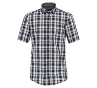 Casa Moda Casual Casual Fit Hemd Kurzarm blau