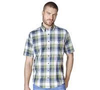Casa Moda Casual Fit Hemd Kurzarm grün