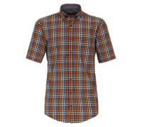 CASAMODA Freizeithemd Kurzarm kariert Casual Fit