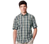 Casa Moda Freizeithemd Casual Fit kariert 100% Baumwolle Kurzarm dunkelblau XXL