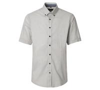 Kurzarmhemd CASAMODA "CASAMODA Freizeithemd Kurzarm Print", Herren, Gr. 3XL, Normalgrößen, beige (blau), 100% Baumwolle, bedruckt, lässig geschnitten, Hemden (20589656-XXXL) blau
