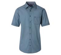 Kurzarmhemd CASAMODA "CASAMODA Freizeithemd Kurzarm Print", Herren, Gr. M, Normalgrößen, blau, 100% Baumwolle, bedruckt, comfort fit, Hemden (90398007-M) blau