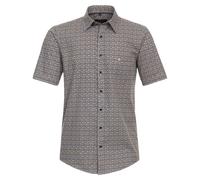 Kurzarmhemd CASAMODA "CASAMODA Freizeithemd Kurzarm Print" Gr. M, Normalgrößen, gelb Herren Hemden (68500910-M) gelb