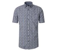 Casa Moda Casual Comfort Fit Hemd Kurzarm blau