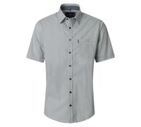 Kurzarmhemd CASAMODA "CASAMODA Freizeithemd Kurzarm Print", Herren, Gr. XL, Normalgrößen, grau (grün), 100% Baumwolle, bedruckt, comfort fit, Hemden (96169916-XL) grün