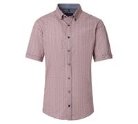Kurzarmhemd CASAMODA "CASAMODA Freizeithemd Kurzarm Print", Herren, Gr. XL, Normalgrößen, rot, 100% Baumwolle, bedruckt, lässig geschnitten, Hemden (72535113-XL) rot