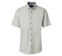 Kurzarmhemd CASAMODA "CASAMODA Freizeithemd Kurzarm Print", Herren, Gr. XXL, Normalgrößen, bunt (gelb), 100% Baumwolle, bedruckt, lässig geschnitten, Hemden (37226415-XXL) gelb