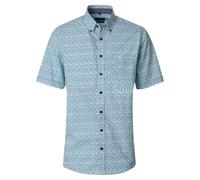 Casa Moda Casual Fit Hemd Kurzarm grün