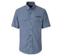 Casa Moda Casual Fit Leinenhemd blau, Gestreift