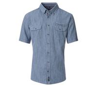 Casa Moda Casual Fit Leinenhemd blau, Gestreift