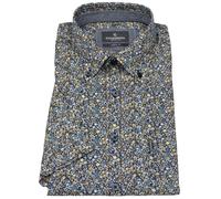 Kurzarmhemd - Casual Fit - Button Down Kragen - Print - mehrfarbig Casa Moda