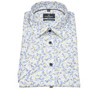 Kurzarmhemd - Casual Fit - floraler Print - mehrfarbig Casa Moda