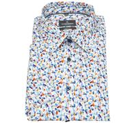 Kurzarmhemd - Casual Fit - Print - Kontrastknöpfe - mehrfarbig Casa Moda