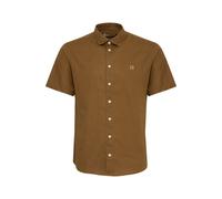 Kurzarmhemd CASUAL FRIDAY "Kurzarmhemd CFAksel", Herren, Gr. M, N-Gr, braun (kangaroo), Obermaterial: 55% Leinen LI. 45% Baumwolle CO., Hemden (28283955-M) kangaroo