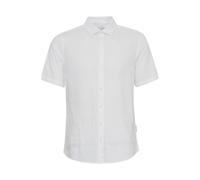 CASUAL FRIDAY CFAksel Herren Kurzarmhemd Hemd Herrenhemd Leinenmix Regular Fit, Farbe: Snow White (110602), Größe: XL