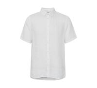 Kurzarmhemd CASUAL FRIDAY "Kurzarmhemd CFAton", Herren, Gr. 3XL, N-Gr, weiß (snow weiß), Obermaterial: 100% Leinen LI., Hemden (29694669-3X) snow weiß
