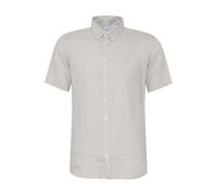 Kurzarmhemd CASUAL FRIDAY "Kurzarmhemd CFAton", Herren, Gr. XXL, N-Gr, beige (chateau gray), Obermaterial: 100% Leinen LI., Hemden (52060922-XXL) chateau gray