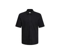 Kurzarmhemd CASUAL FRIDAY "Kurzarmhemd CFFolke", Herren, Gr. XL, N-Gr, schwarz (schwarz beauty), Obermaterial: 95% Baumwolle CO. 5% Elasthan EL., Hemden (99581934-XL) schwarz beauty