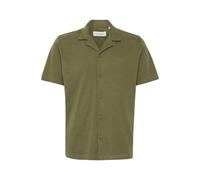 Kurzarmhemd CASUAL FRIDAY "Kurzarmhemd CFHolger", Herren, Gr. XXL, N-Gr, grün (winter moss), Obermaterial: 70% Baumwolle CO. 30% Lyocell CLY., Hemden (50936409-XXL) winter moss