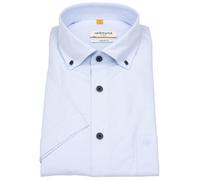 Kurzarmhemd - Comfort Fit - Button Down Kragen - hellblau Redmond
