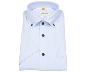Kurzarmhemd - Comfort Fit - Button Down Kragen - hellblau Redmond