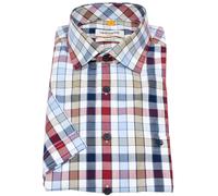 Kurzarmhemd - Comfort Fit - kariert - rot Redmond