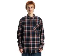 Kurzarmhemd DC SHOES "Marshal", Herren, Gr. XS, US-Größen, bunt (schwarz), Obermaterial: 100% Baumwolle., Hemden (97752726-XS) schwarz