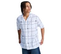 Kurzarmhemd DC SHOES "Wired Resort", Herren, Gr. L, US-Größen, weiß, Obermaterial: 100% Viskose;, Hemden Kurzarmhemd (56053409-L)