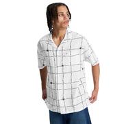 Kurzarmhemd DC SHOES "Wired Resort", Herren, Gr. M, US-Größen, weiß, Obermaterial: 100% Viskose;, Hemden (56053409-M) weiß