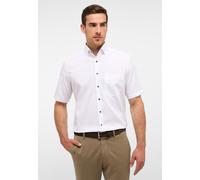 Kurzarmhemd ETERNA "COMFORT FIT", Herren, Gr. 40, Normalgrößen, weiß, Popeline, 100% Baumwolle, normal, Hemden Kurzarmhemd, NON IRON (bügelfrei) (37478511-40)