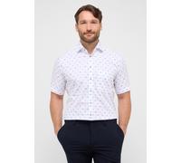 Kurzarmhemd ETERNA "COMFORT FIT", Herren, Gr. 40, Normalgrößen, blau, 72% Baumwolle, 28% Lyocell, normal, Hemden Kurzarmhemd, NON IRON (bügelfrei) (79265868-40)