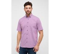 ETERNA Comfort Fit Hemd Kurzarm pink/blau