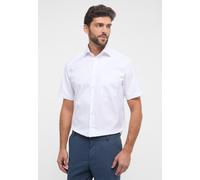 MODERN FIT Cover Shirt in weiß unifarben 42