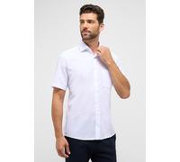 Kurzarmhemd ETERNA "MODERN FIT", Herren, Gr. 38, Normalgrößen, weiß, Popeline, 100% cotton, tailliert, Hemden Kurzarmhemd (59684611-38)