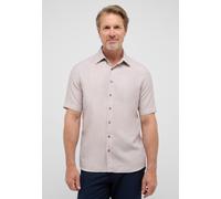 ETERNA 1863 Modern Fit Leinenhemd beige-braun, Einfarbig