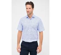 Kurzarmhemd ETERNA "MODERN FIT", Herren, Gr. 43, Normalgrößen, blau, Twill, 100% Baumwolle, tailliert, Manschette, Hemden, NON IRON (bügelfrei) (58073025-43) blau