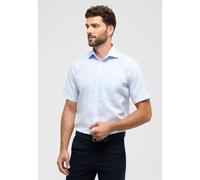 Kurzarmhemd ETERNA "MODERN FIT", Herren, Gr. 48, Normalgrößen, blau (hellblau), Popeline, 100% Baumwolle, tailliert, Hemden Kurzarmhemd, NON IRON (bügelfrei) (50167642-48)