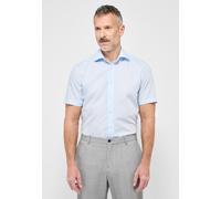 Kurzarmhemd ETERNA "SLIM FIT", Damen, Gr. 43, Normalgrößen, hellblau, Popeline, 100% Baumwolle, schmal, Hemden Kurzarmhemd, NON IRON (bügelfrei) (23013454-43)