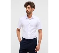 Kurzarmhemd ETERNA "SLIM FIT", Herren, Gr. 39, Normalgrößen, weiß, 100% Baumwolle, schmal, Hemden Kurzarmhemd, NON IRON (bügelfrei) (16096207-39)