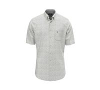 Kurzarmhemd FYNCH-HATTON, Herren, Gr. 4XL, N-Gr, horizon, Web, Obermaterial: 100% Baumwolle, bedruckt, gemustert, regular fit normal, ohne Ausschnitt, gerader Abschluss, Hemden, mit Logo Stickerei (13