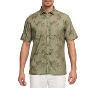 Kurzarmhemd INDICODE "INBloomer", Herren, Gr. XL, N-Gr, army, Web, Obermaterial: 55% Baumwolle, 45% Viskose, unifarben, regular fit, Hemden (44127664-XL) army