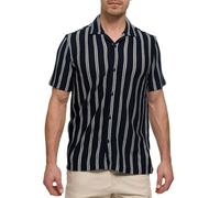 Kurzarmhemd INDICODE "INOlly SS Shirt", Herren, Gr. L, N-Gr, sky captain, Web, Obermaterial: 100% Baumwolle, unifarben, regular fit, Hemden (97296338-L) sky captain